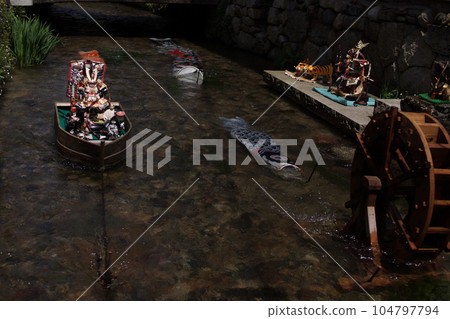 鳥取，四個季節的散步，錦鯉的游泳河，瀨戶川 104797794