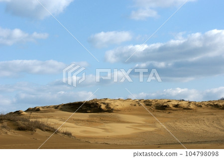 Tottori Four seasons walk winter Tottori sand dunes Tottori Four seasons walk winter Tottori sand dunes 104798098