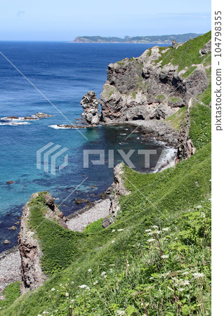 Cape Kamui, Charenka Path, Cape Kamui Nature Park, Kamui Rock, Shakotan Peninsula 104798355