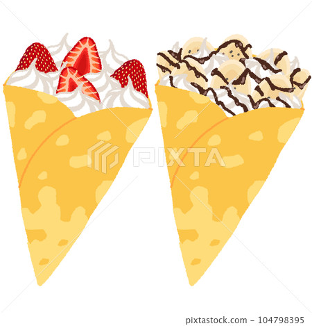 illustration of crepe 104798395