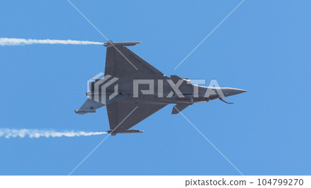 French Air Force Rafale fighter display team 104799270