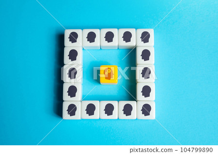 The leader is trying to change the mind of the group. Share a vision. Critical thinking. Lack of authority and trust to follow oneself. Resilience, ability to regroup and rally the team. 104799890