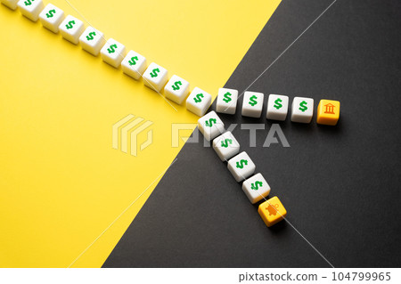 Distribute income between the bank and cash savings. Diversification of assets and money. Distrust of saving money in the bank. Finding new ways to save and increase wealth. 104799965