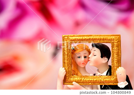 婚禮婚禮六月新娘迎賓牌 104800849