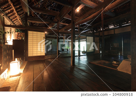 四國村三瀨岩四時家住宅（1781年建造，一保村，國家指定重要文化財產）ISO100 104800918