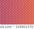 Crimson to scarlet gradation Japanese traditional pattern (hemp leaf) blurred line seamless background illustration 104801370