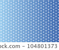 Gradation from forget-me-not green to lapis lazuli Japanese traditional pattern (hemp leaf) blurred lines seamless background illustration 104801373