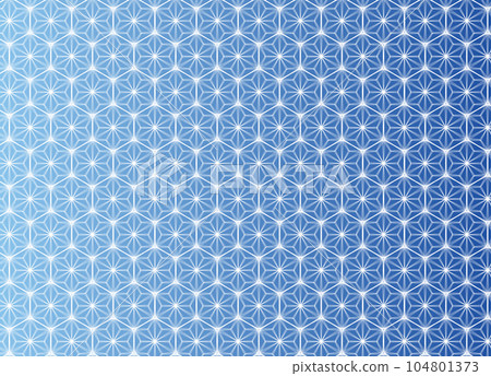Gradation from forget-me-not green to lapis lazuli Japanese traditional pattern (hemp leaf) blurred lines seamless background illustration Gradation from forget-me-not green to lapis lazuli Japanese traditional pattern (hemp leaf) blurred lines seamless background illustration 104801373