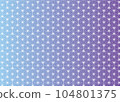 Gradation from forget-me-not green to iris color Japanese traditional pattern (hemp leaf) blurred lines seamless background illustration 104801375