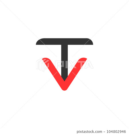 Monogram VT Logo Design By Vectorseller | TheHungryJPEG | Logo design, ?  logo, Monogram