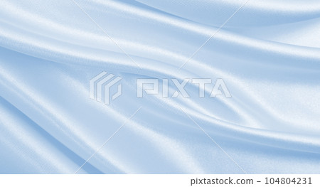 Smooth elegant blue silk or satin luxury cloth texture as abstract background. Luxurious background design Smooth elegant blue silk or satin luxury cloth texture as abstract background. Luxurious background design 104804231