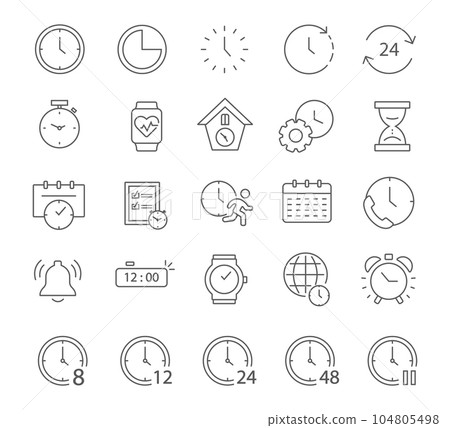 Time Icons Time Icons 104805498