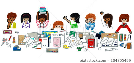 Children to study Children to study 104805499