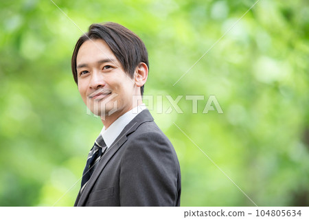 Businessman fresh green Businessman fresh green 104805634