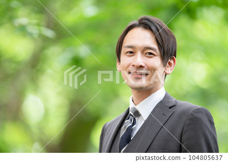 Businessman fresh green Businessman fresh green 104805637