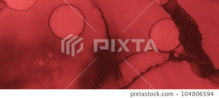 Liquid Blood Background. Red Fluid Banner. Liquid Blood Background. Red Fluid Banner. 104806594