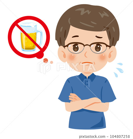 戒酒的中年男子 104807258