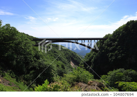 萬代東天際線的不動澤橋 / 福島縣福島市 104807694