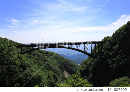 萬代東天際線的不動澤橋 / 福島縣福島市 104807695