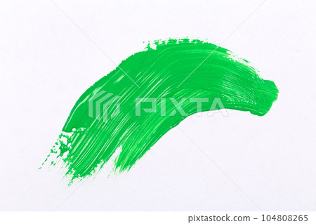 green stroke of the paint brush green stroke of the paint brush 104808265