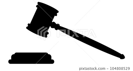 Black gavel hits stand. Auction bidding and court verdict Black gavel hits stand. Auction bidding and court verdict 104808529