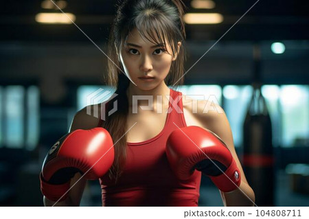美麗的拳擊肖像(AI圖像) 美麗的拳擊肖像(AI圖像) 104808711