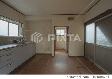 The kitchen of an old Showa house The kitchen of an old Showa house 104808781