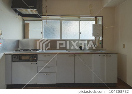 The kitchen of an old Showa house The kitchen of an old Showa house 104808782