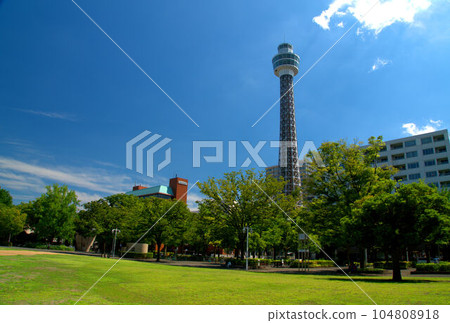 從山下公園看到的海洋塔 從山下公園看到的海洋塔 104808918