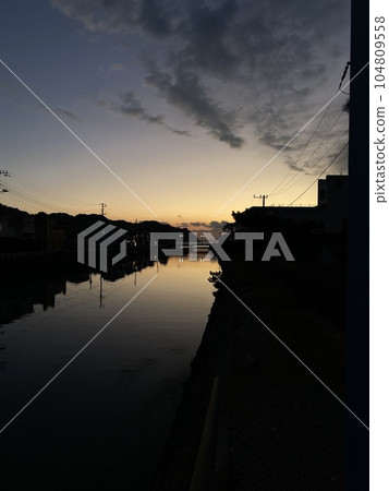Water surface Sunset Sunset Water surface Sunset Sunset 104809558