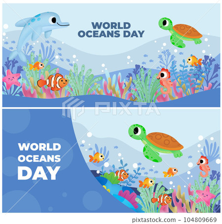 banner save ocean, save sea banner save ocean, save sea 104809669