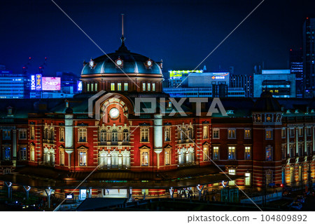 被點燃的東京駐地夜視圖 104809892