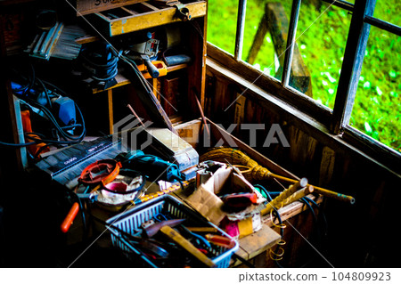 tools by the window tools by the window 104809923