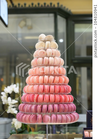 beautiful macaron tower - Stock Photo [104810941] - PIXTA
