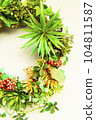 botanical wreath decoration 104811587