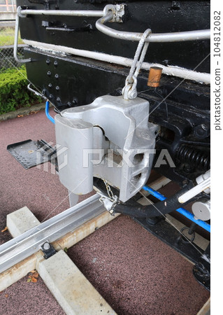 Statically preserved C56 steam locomotive 104812082