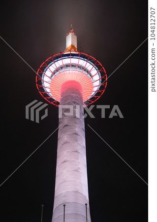 京都塔夜景(京都府京都市下京區) 京都塔夜景(京都府京都市下京區) 104812707