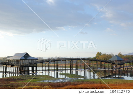 津輕富士見湖鶴舞橋（青森縣北津輕郡） 104812770