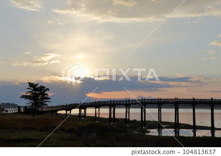 津輕富士見湖鶴舞橋（青森縣北津輕郡） 104813637