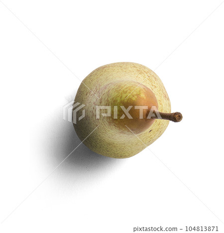 Fresh juicy pears isolated on the white background Fresh juicy pears isolated on the white background 104813871