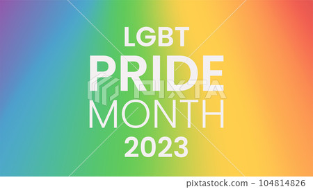 Rainbow gradient background. LGBT flag colors. Vector Rainbow gradient background. LGBT flag colors. Vector 104814826