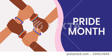 LGBT community concept. Hands holding each other 104814848