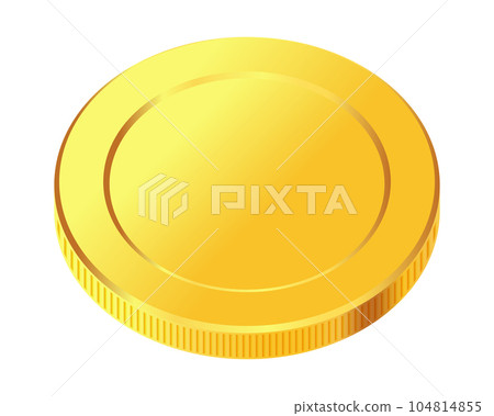 Golden money. Rotating gold coin. Golden money. Rotating gold coin. 104814855