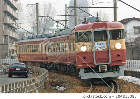 Toyamako Line Toyamaguchi-Toyama JR West 475 series A16 formation (Kanazawa) Thank you Toyamako Line Toyamako Line Toyamaguchi-Toyama JR West 475 series A16 formation (Kanazawa) Thank you Toyamako Line 104815085