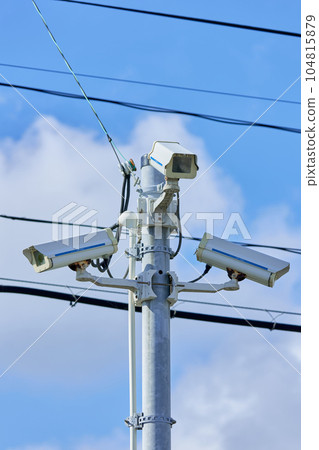 安全攝像頭監控攝像頭 104815879