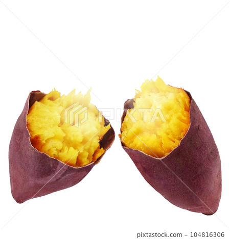 烤紅薯插畫真實 104816306