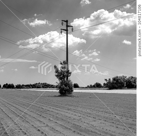 electricity pylon electricity pylon 104817106