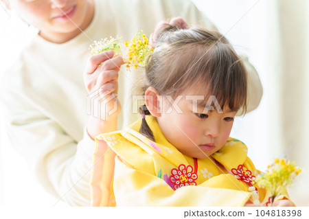 Shichigosan Kimono Hair Set Shichigosan Kimono Hair Set 104818398
