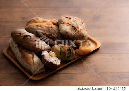 麵包店，德國麵包 圖片 104819422