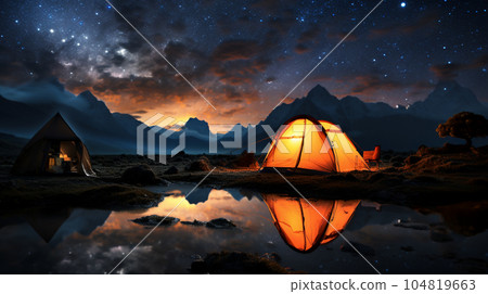 星空下的山河美景 104819663